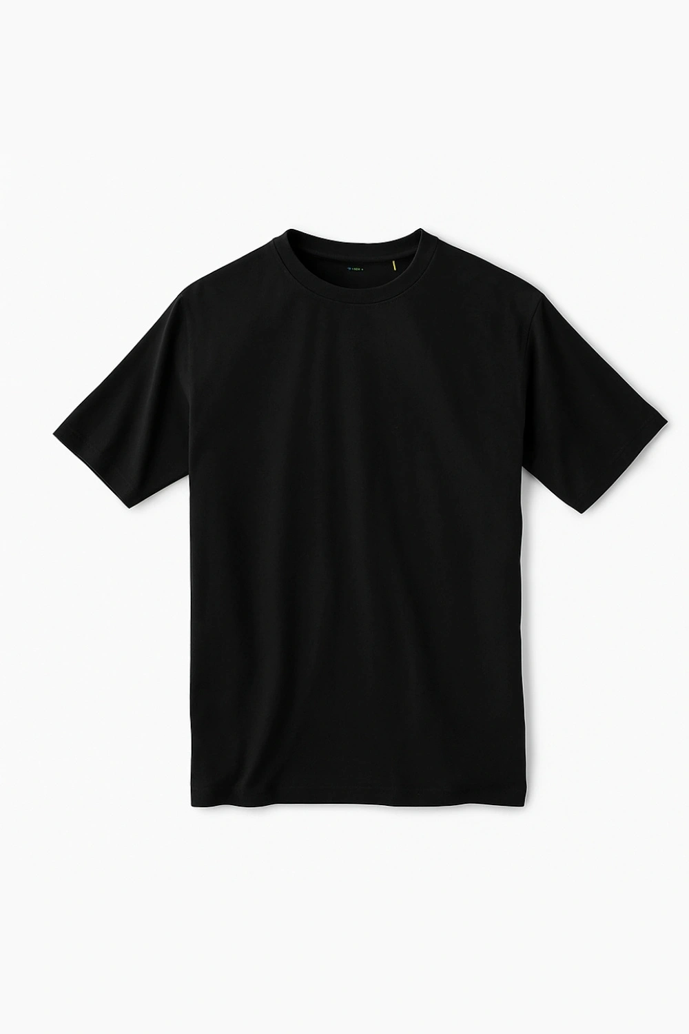 Mens Black Raglan Bamboo T-Shirt - Image 3